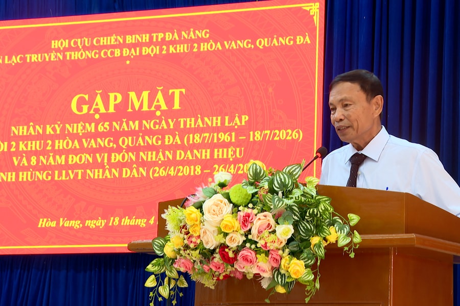 Phát huy truyền thống 65 năm Đại đội 2, Khu 2 Hòa Vang anh hùng