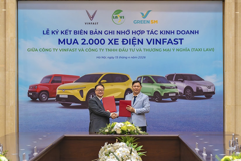 Taxi Lavi chốt đơn 2.000 xe điện VinFast để xanh hóa toàn bộ đội xe