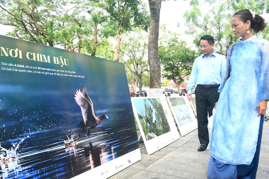 Khánh thành “Trạm nghe chim kể chuyện” và triển lãm ảnh “Đất lành chim đậu”