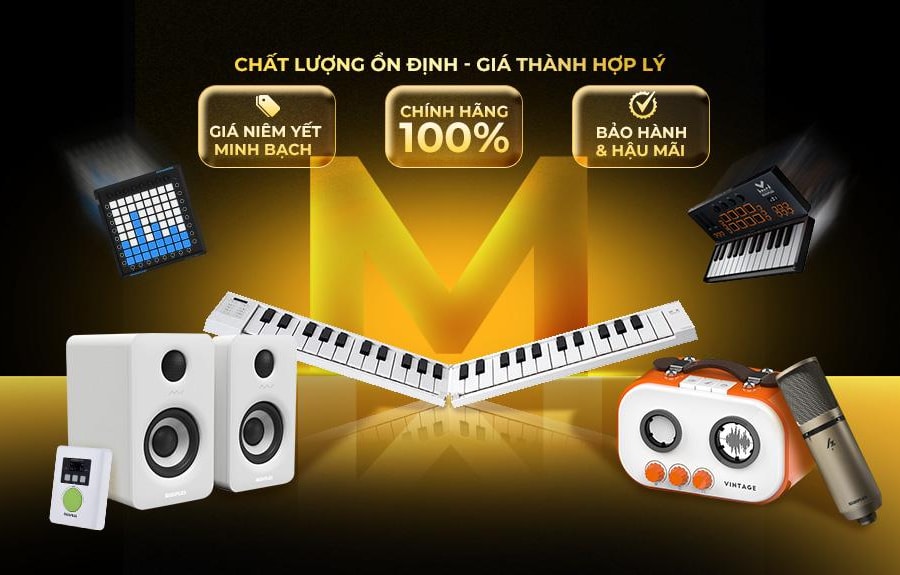 Midiplus: Giải pháp âm thanh chuyên nghiệp cho kỷ nguyên sản xuất nội dung số