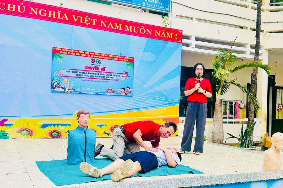 Tăng cường kỹ năng phòng, chống tai nạn, đuối nước cho học sinh