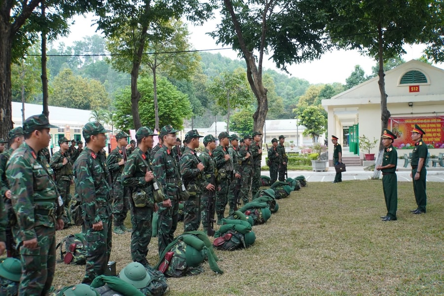 Quân khu 5 kiểm tra công tác sẵn sàng chiến đấu tại Trung đoàn 971