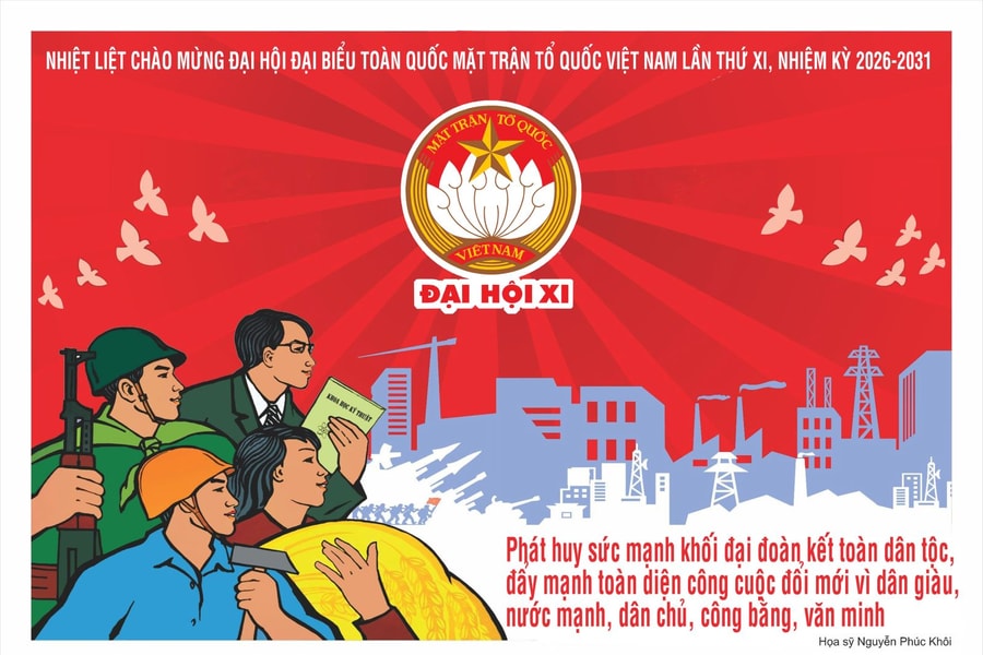 Từ ngày 11-13/5 sẽ diễn ra Đại hội đại biểu toàn quốc Mặt trận Tổ quốc Việt Nam lần thứ XI