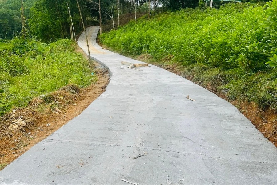 Xã Việt An đẩy nhanh tiến độ công trình hạ tầng