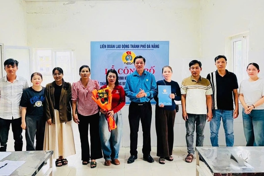 Thành lập Công đoàn cơ sở Công ty Bao bì Thuận Yên