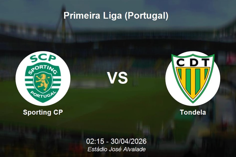 Nhận định Sporting CP vs Tondela - Primeira Liga: Sức mạnh áp đảo tại José Alvalade