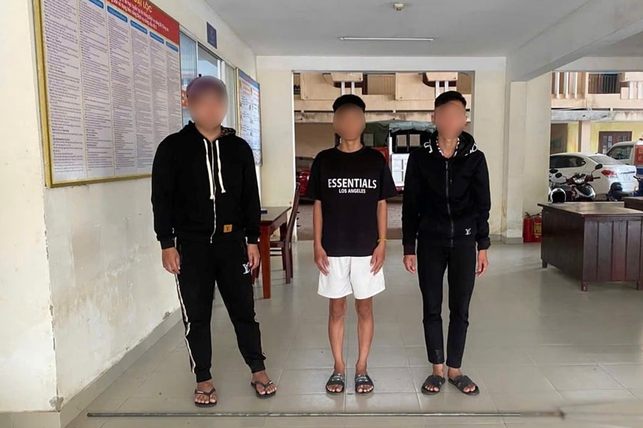 Xác minh, xử lý nhóm thanh thiếu niên mang hung khí, quay clip phản cảm