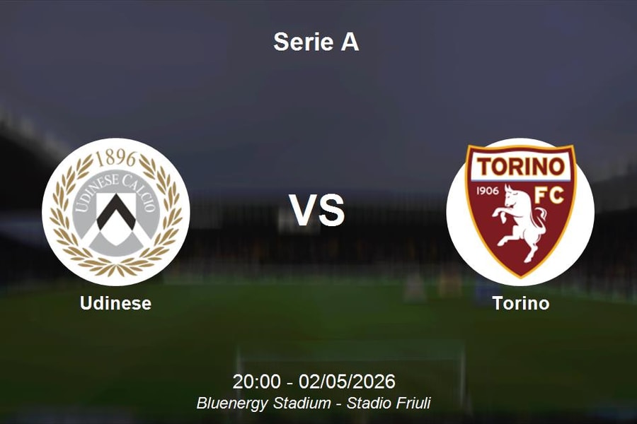 Nhận định Udinese vs Torino - Serie A: Màn so tài cân sức tại Bluenergy Stadium