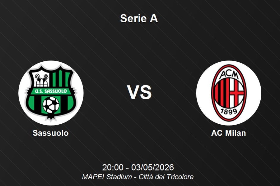 Nhận định Sassuolo vs AC Milan - Serie A: Thử thách tại MAPEI Stadium