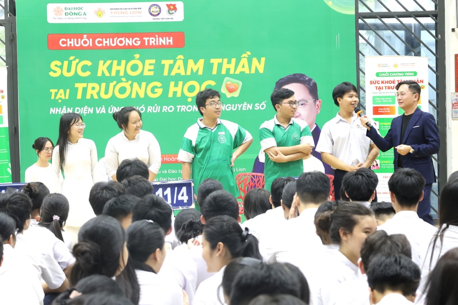 Hơn 2.500 học sinh THPT Đà Nẵng tham gia chương trình chăm sóc sức khỏe tinh thần