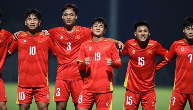 U17 Việt Nam xếp thứ 12 về chiều cao tại Vòng chung kết U17 châu Á 2026