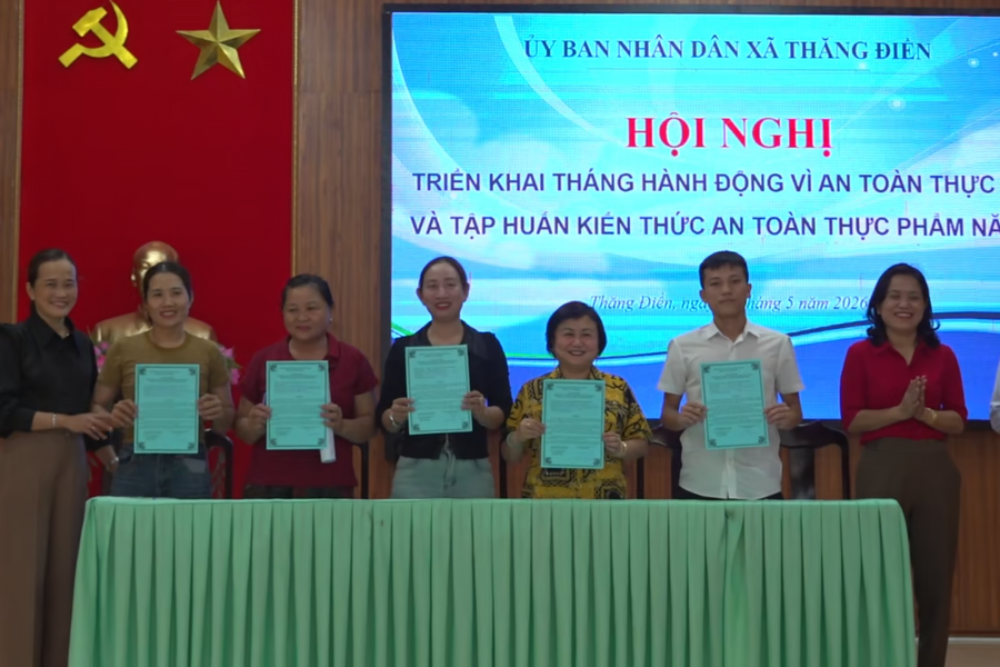 Cơ sở sản xuất, kinh doanh ký kết an toàn thực phẩm
