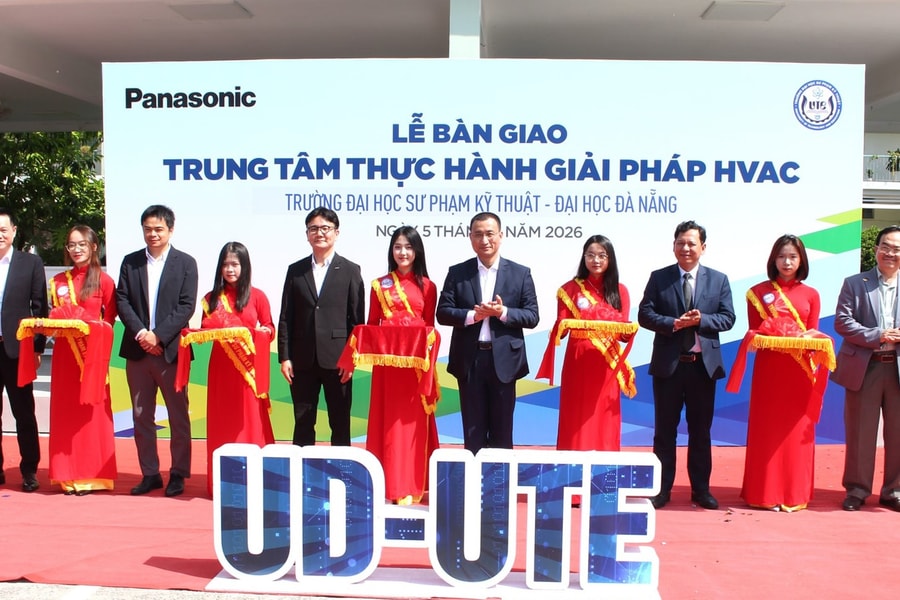 Trường Đại học Sư phạm Kỹ thuật Đà Nẵng tiếp nhận Trung tâm Thực hành giải pháp HVAC