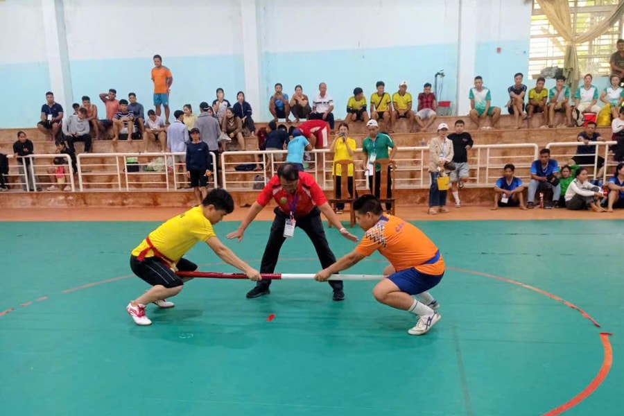 260 vận động viên dự Giải đẩy gậy Đại hội thể dục thể thao thành phố Đà Nẵng