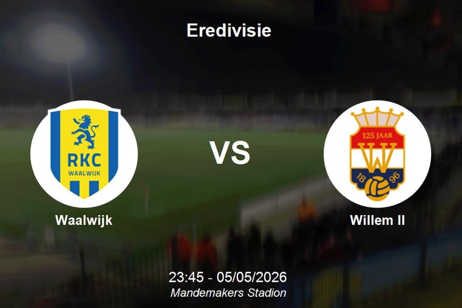 Nhận định Waalwijk vs Willem II - Kịch tính tại giải vô địch quốc gia Hà Lan