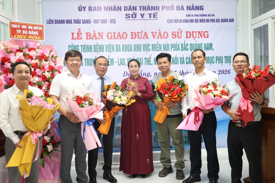 Đưa vào sử dụng Khoa Truyền nhiễm - Lao tại Bệnh viện Đa khoa khu vực miền núi phía Bắc Quảng Nam
