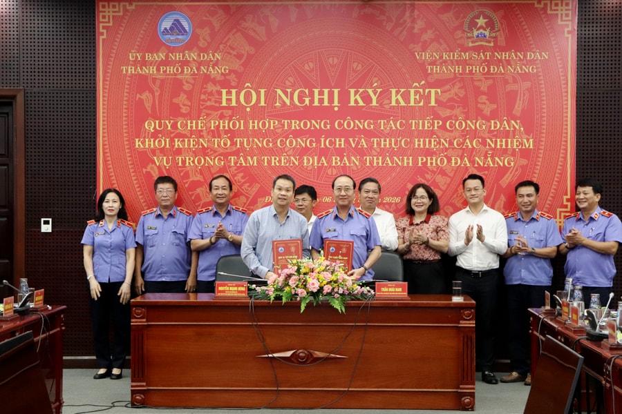 Ký kết Quy chế phối hợp giữa UBND thành phố Đà Nẵng và Viện Kiểm sát nhân dân thành phố