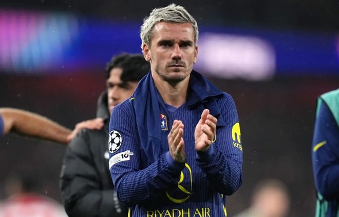 Antoine Griezmann chia tay Champions League: Đoạn kết đầy tiếc nuối của tượng đài Atletico Madrid