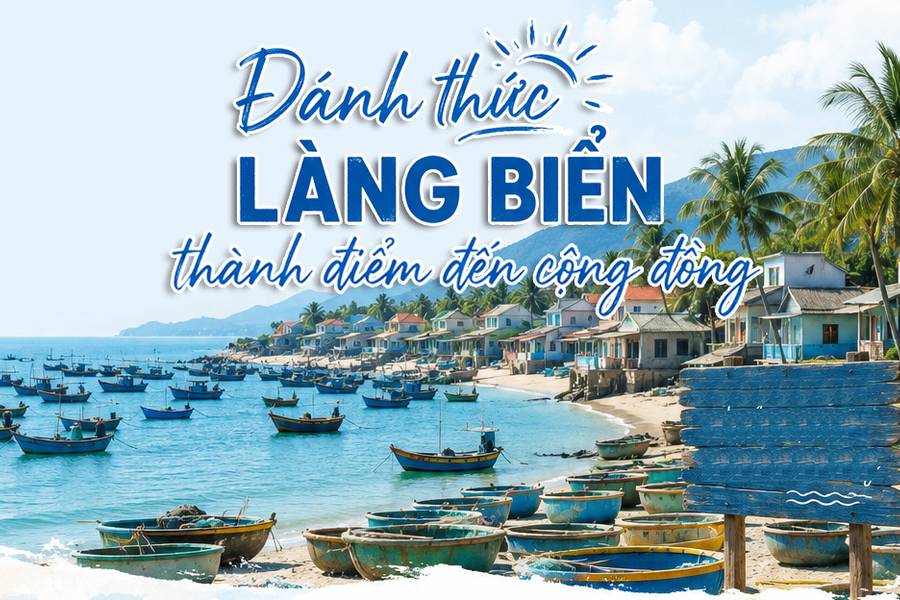 [eMagazine] - Đánh thức làng biển thành điểm đến cộng đồng