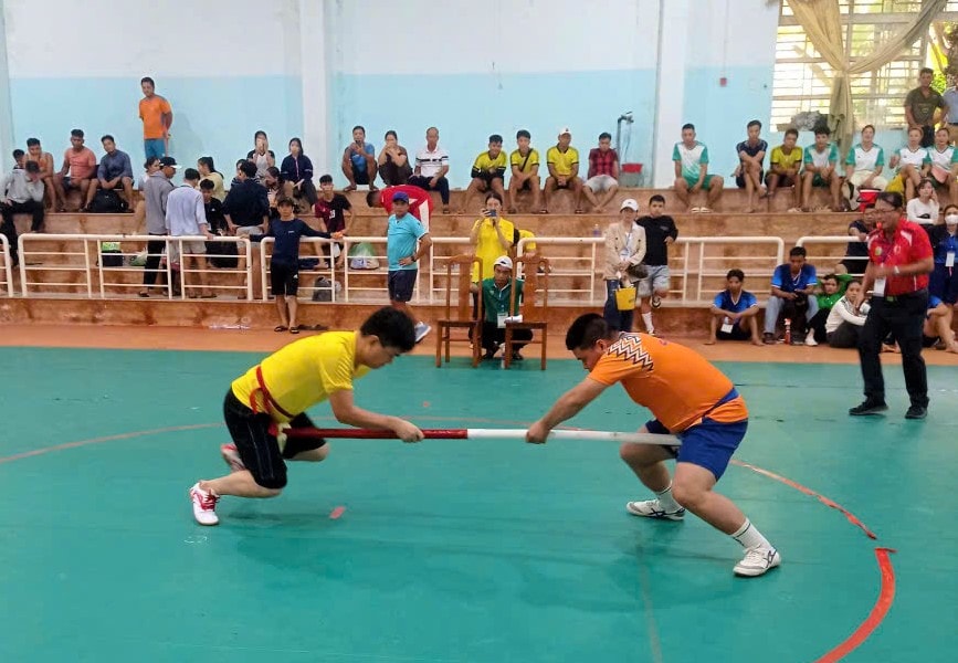 Xã Thạnh Mỹ xếp Nhất toàn đoàn Giải đẩy gậy Đại hội Thể dục thể thao thành phố Đà Nẵng