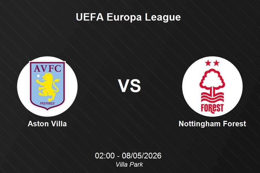 Nhận định Aston Villa vs Nottingham Forest - UEFA Europa League: Pháo đài Villa Park