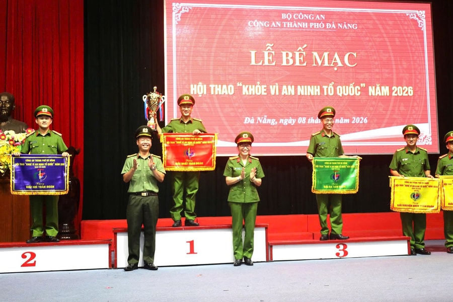 Trao 26 huy chương tại Hội thao “Khỏe vì an ninh Tổ quốc” năm 2026