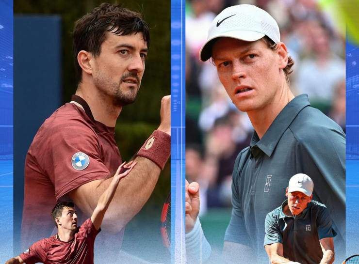Sinner săn lùng kỷ lục lịch sử tại Rome Open, Medvedev đối đầu Machac