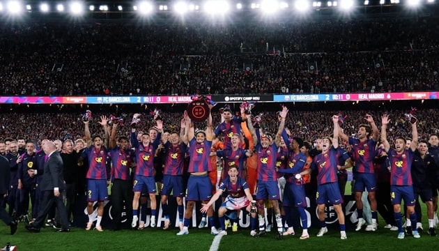 Barcelona đánh bại Real Madrid 2-0 để lên ngôi vô địch La Liga 2025/26