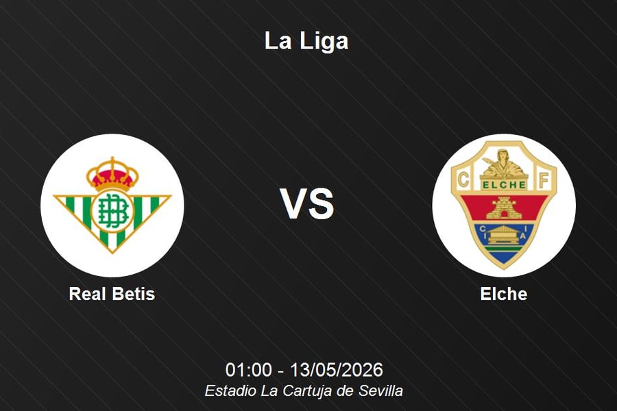 Nhận định Real Betis vs Elche - Quyết đấu vì mục tiêu nhóm đầu La Liga