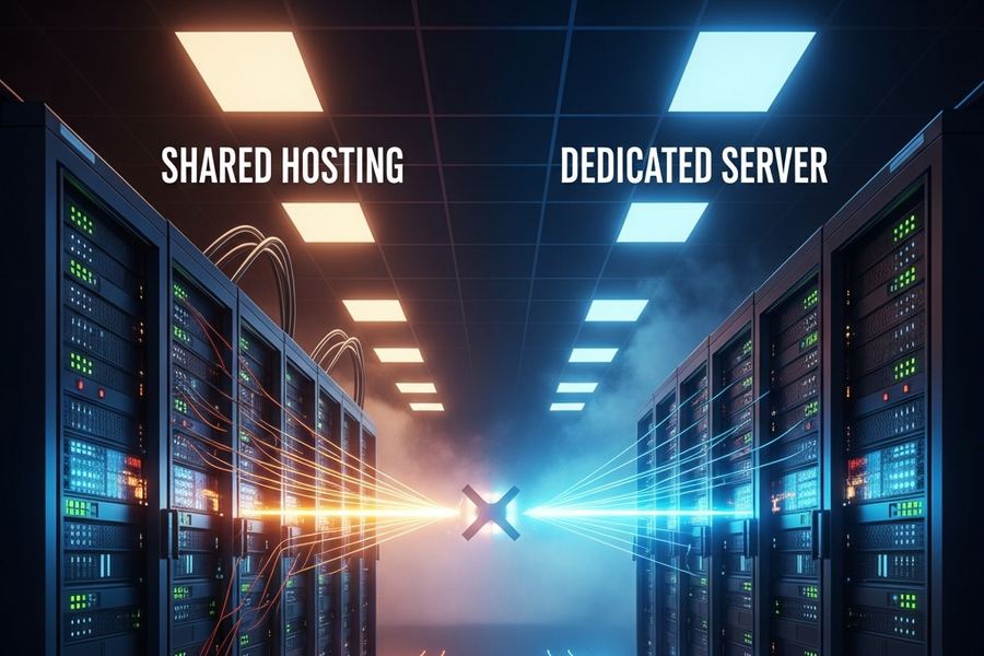 Shared Hosting hay Dedicated Server: Bước chuyển hạ tầng chiến lược cho doanh nghiệp số Việt Nam