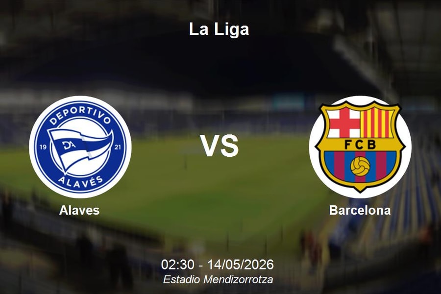 Nhận định Alaves vs Barcelona - La Liga
