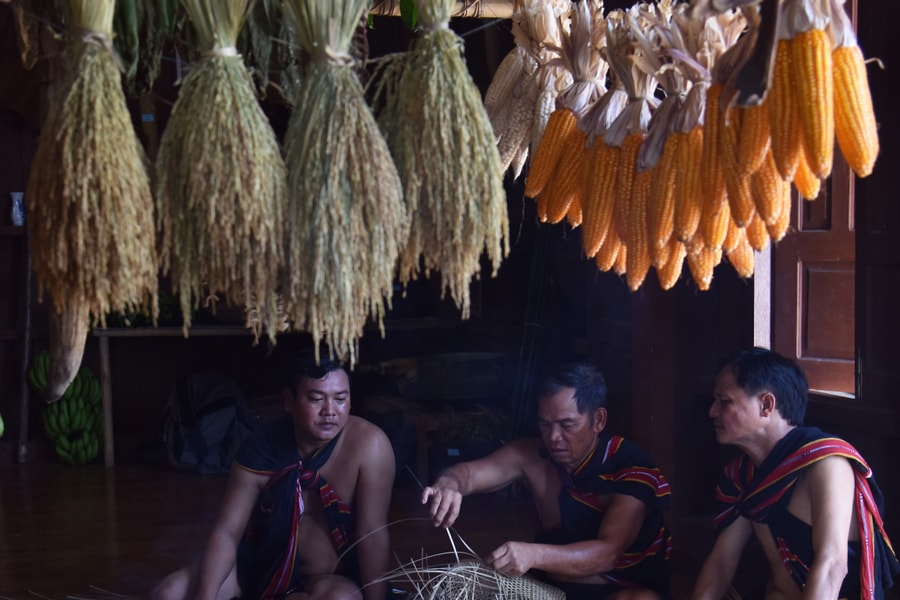 Gian bếp miền núi