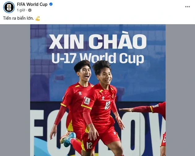 U17 Việt Nam lần đầu dự World Cup: Kỳ tích lịch sử và lời chào tiếng Việt từ FIFA