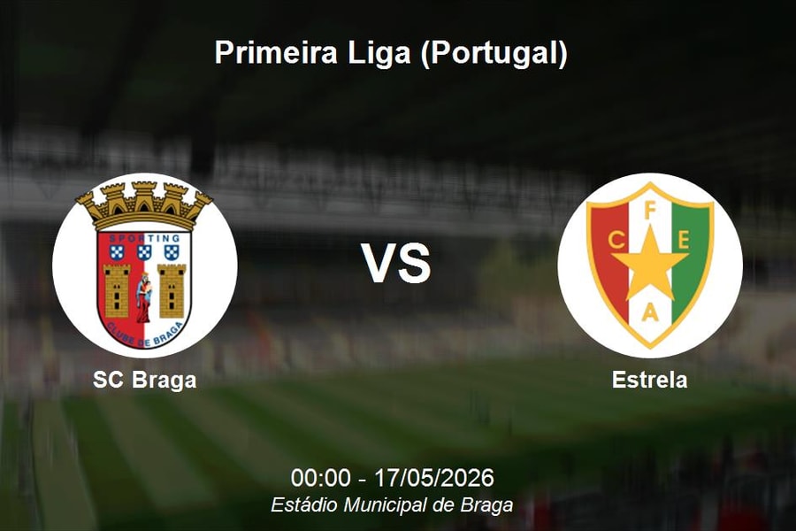 Nhận định SC Braga vs Estrela - Vòng 34 Primeira Liga