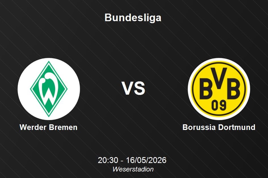 Nhận định Werder Bremen vs Borussia Dortmund - Bundesliga: Thử thách tại Weserstadion