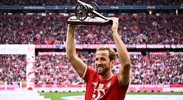 Harry Kane thiết lập cột mốc 58 bàn thắng: Kẻ hủy diệt các kỷ lục tại Bundesliga