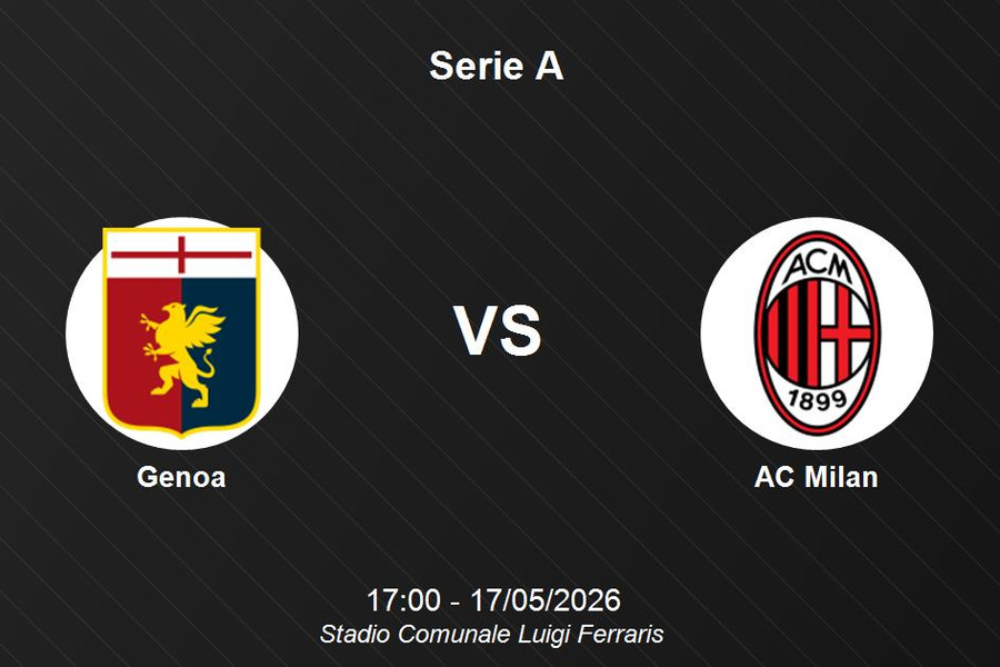 Nhận định Genoa vs AC Milan - Serie A