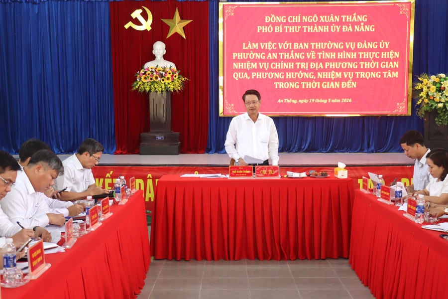 Phó Bí thư Thành ủy Ngô Xuân Thắng: Phường An Thắng cần khẩn trương xây dựng quy hoạch phân khu đảm bảo chất lượng, đúng tiến độ