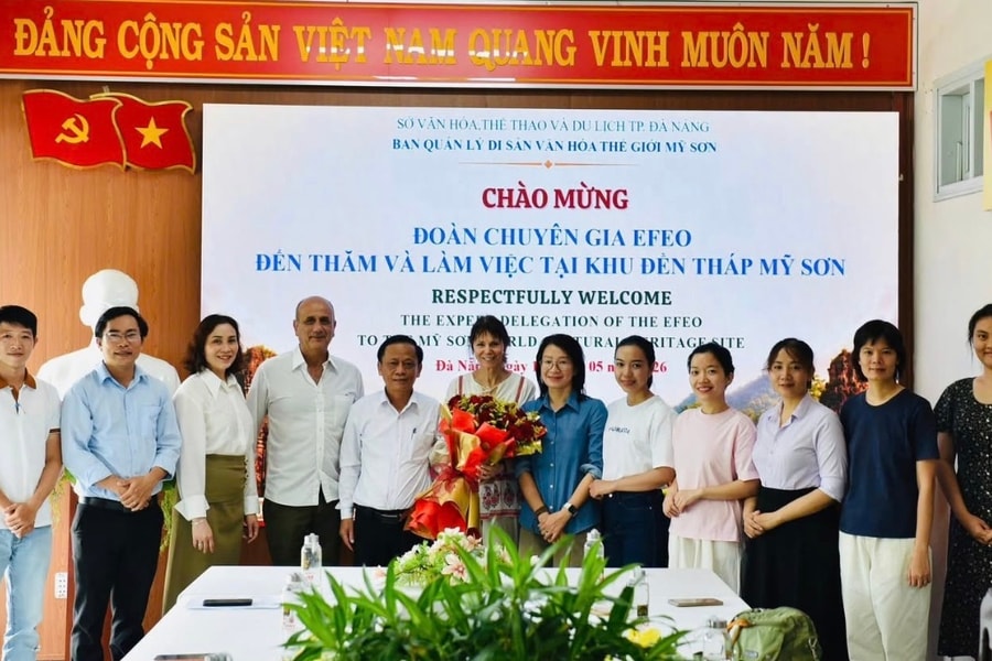 Viện Viễn Đông Bác Cổ Pháp sẽ hỗ trợ dịch các văn bia Chăm Mỹ Sơn