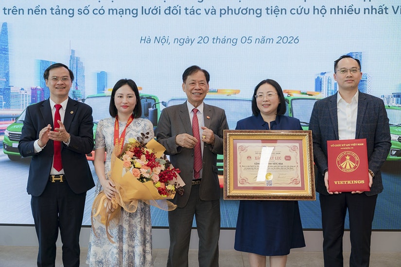 VETC xác lập Kỷ lục Việt Nam về mạng lưới cứu hộ ô tô trên nền tảng số