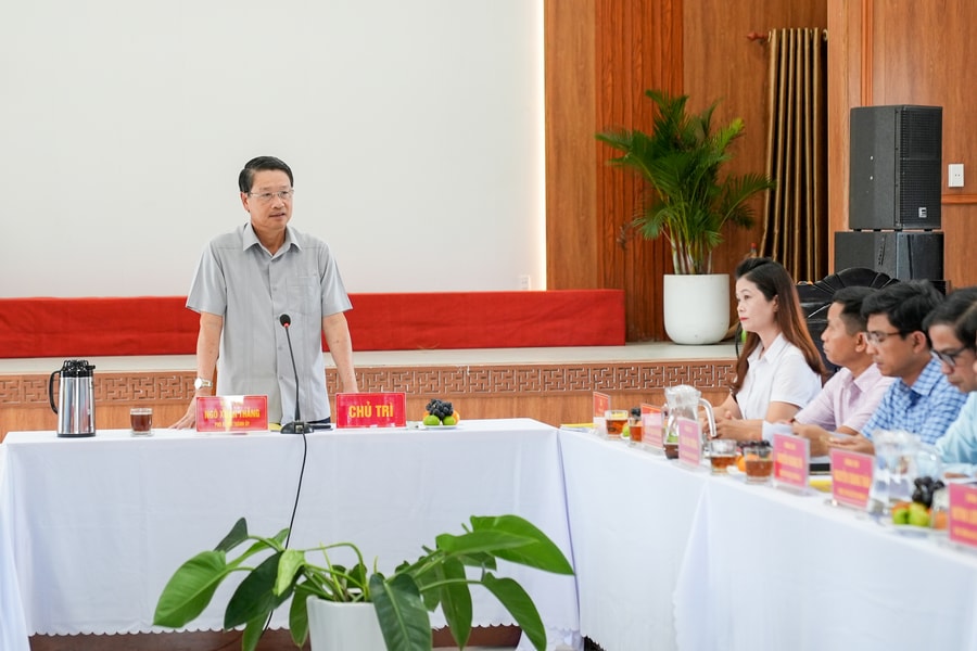 Phó Bí thư Thành ủy Ngô Xuân Thắng: Xã Tam Anh khẩn trương xây dựng kịch bản tăng trưởng 2 con số