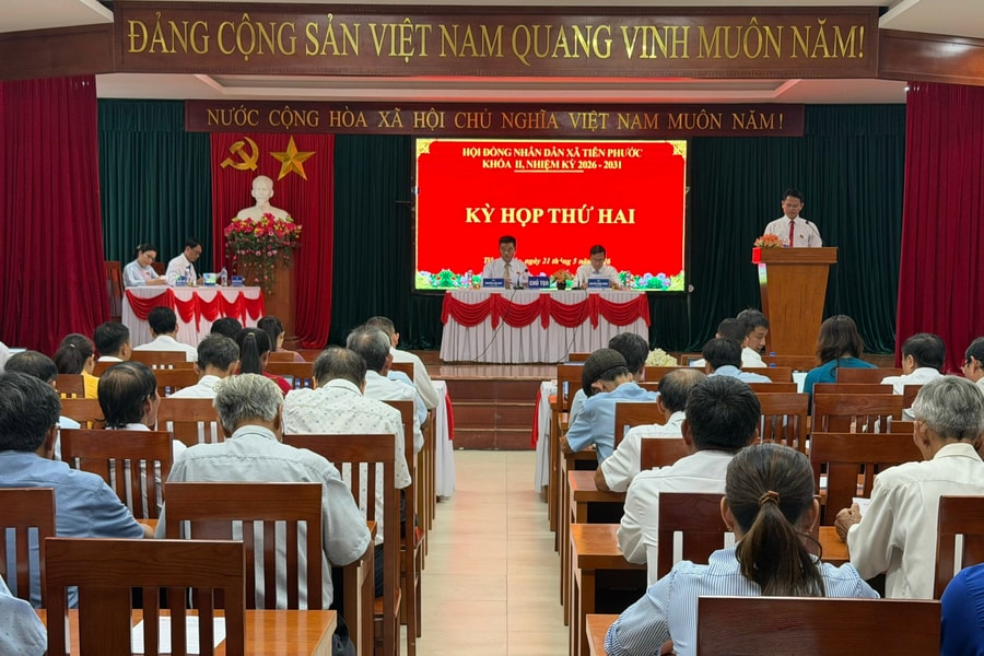 Tổng nguồn vốn đầu tư công giai đoạn 2026 - 2030 của xã Tiên Phước hơn 281 tỷ đồng