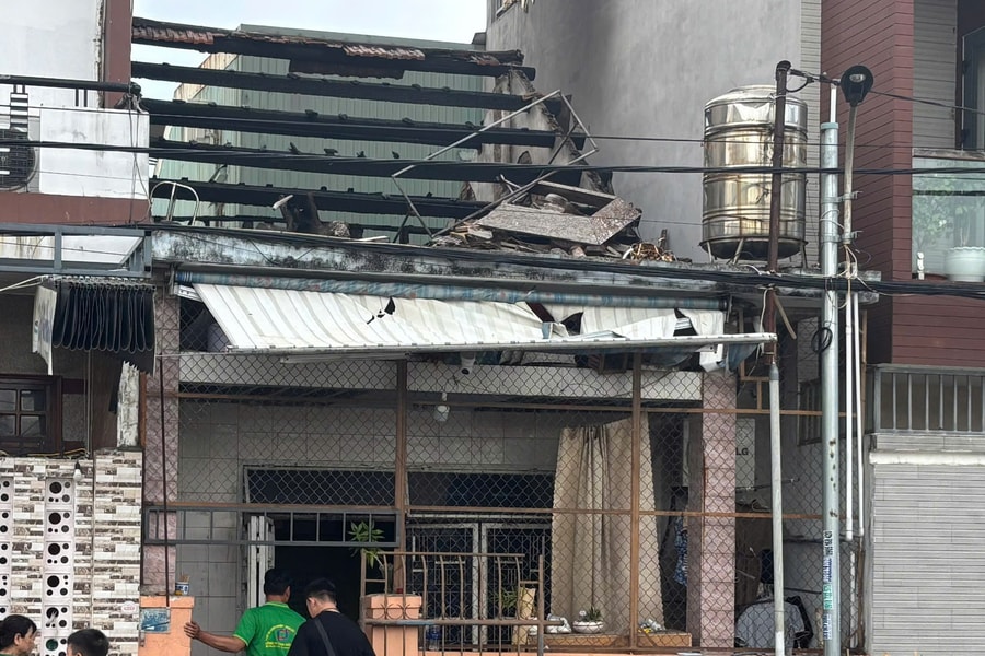 Kịp thời dập tắt vụ cháy nhà tại phường Thanh Khê