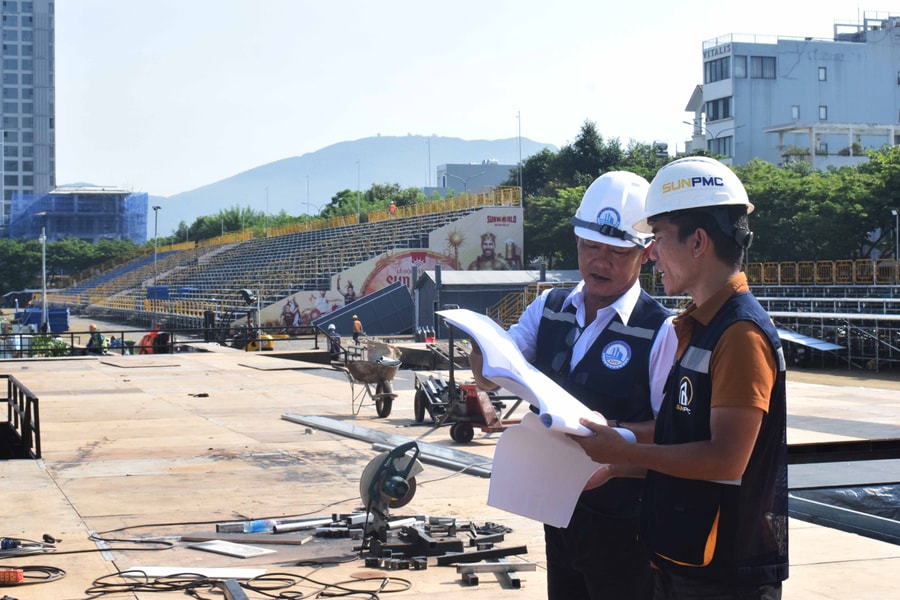 Sân khấu DIFF 2026 sẵn sàng cho đêm khai hỏa