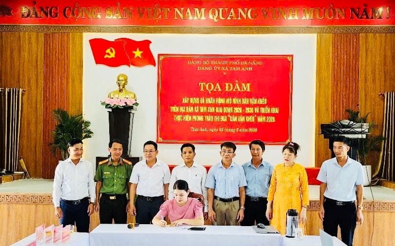 Xã Tam Anh nhân rộng mô hình “Dân vận khéo” giai đoạn 2026 - 2030
