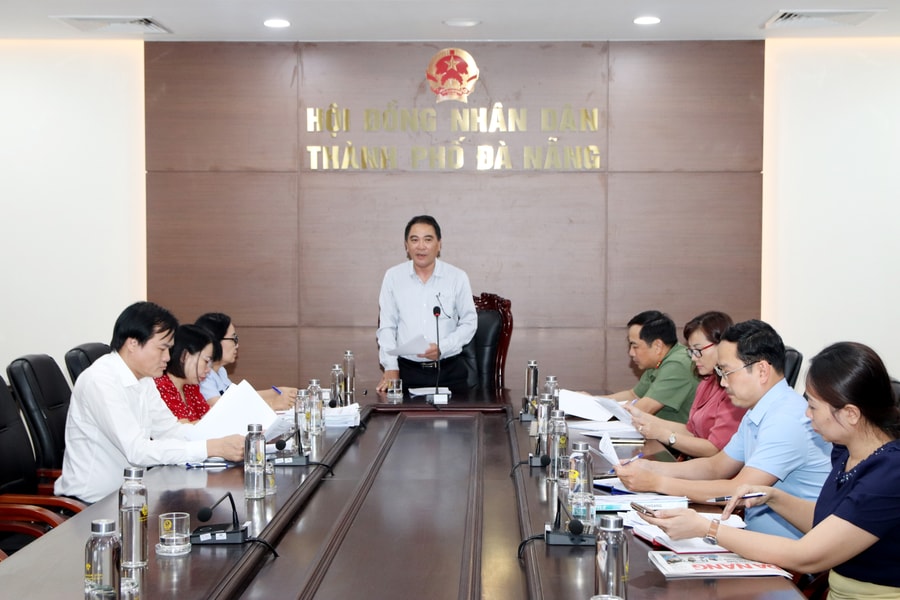Thẩm tra nội dung lĩnh vực pháp chế trình kỳ họp chuyên đề HĐND thành phố Đà Nẵng