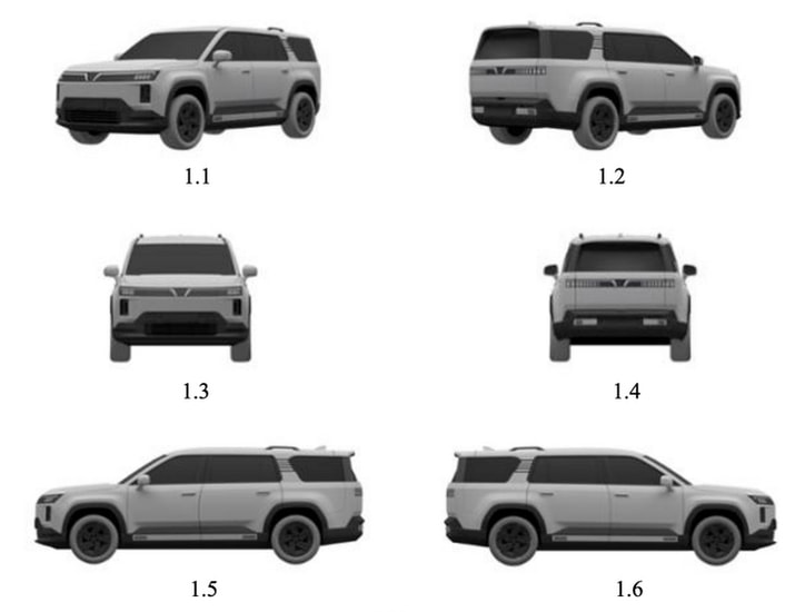 VinFast lộ diện hai mẫu SUV điện cỡ lớn mới: Một bản kế nhiệm VF 9 và một dòng SUV hầm hố