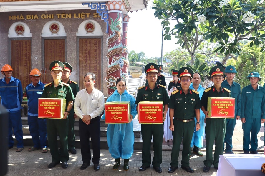 Lấy mẫu, xác định danh tính 291 liệt sĩ tại Nghĩa trang liệt sĩ Hòa Tiến