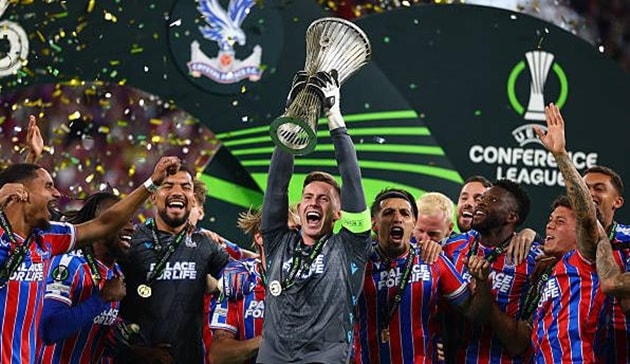 Crystal Palace lần đầu vô địch Conference League sau chiến thắng trước Rayo Vallecano