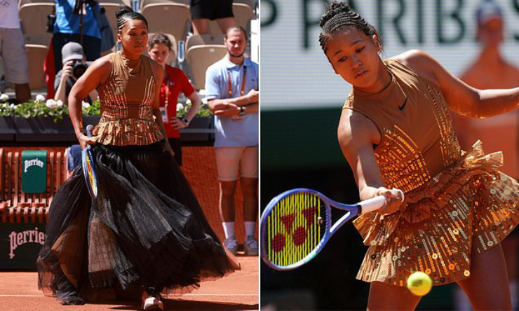 Naomi Osaka thắng trận mở màn Roland Garros giữa tranh cãi về trang phục tháp Eiffel